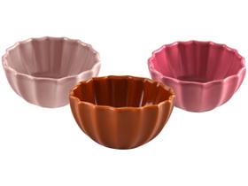Conjunto de Bowls de Cerâmica Scalla 420ml 3 Peças