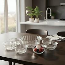 Conjunto de Bowls de Vidro Konia com 7 Peças Conjunto de Bowls de Vidro Konia com 7 Peças