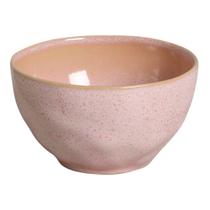 Conjunto de Bowls Orgânico Litchi com 06 Peças em Stoneware Rosa - Porto Brasil