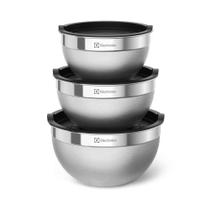 Conjunto de Bowls Saladeiras de Inox Electrolux