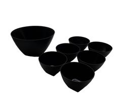 Conjunto de Bowls Sobremesa Tigela Saladeira Pote 7 peças Branco - Dehaus