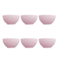 Conjunto de Bowls Tigelas 6 Peças Tassel Rosa Germer Porcelanas Conjunto de Bowls Tigelas 6 Peças Tassel Rosa Germer Porcelanas