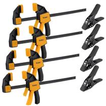 Conjunto de braçadeiras ELEAD de 8 peças: 4 braçadeiras de 30 cm mais 4 braçadeiras de mola