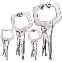 Conjunto de braçadeiras Locking C Minatee 6 cm 9 cm 11 cm em aço inoxidável