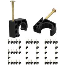Conjunto de braçadeiras PXZBLG, pacote com 200, 1/2, meio gancho em J com pregos para PEX