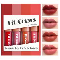 Conjunto De Brilho Labial Matte Velvet De Longa Duração 4 Peças Não Gruda Cores Diamante Conjunto De Brilho Labial Matte Velvet De Longa Duração 4 Peças Não Gruda Cores Diamante