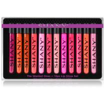 Conjunto de brilho labial SHANY The Wanted Ones 12 cores Aloe Vera
