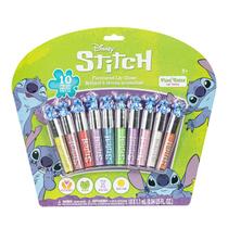 Conjunto de Brilho Labial Townley Girl Disney Stitch - 10 Peças para Meninas (3+)