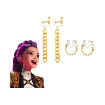 Conjunto De Brincos Cosplay Kpop Demon Hunters Rumi 2 Pares Clip Fantasia Disfarce Acessórios De Conjunto De Brincos Cosplay Kpop Demon Hunters Rumi 2 Pares Clip Fantasia Disfarce Acessórios De