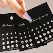Conjunto De Brincos De Zircônia Brilhante Para Mulheres E Homens, 36 Pares, Joias De Cristal Conjunto De Brincos De Zircônia Brilhante Para Mulheres E Homens, 36 Pares, Joias De Cristal
