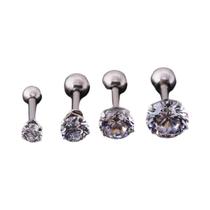 Conjunto De Brincos Elegantes Com Diamantes Falsos Brilhantes Em Aço Inoxidável Hipoalergênico Para Conjunto De Brincos Elegantes Com Diamantes Falsos Brilhantes Em Aço Inoxidável Hipoalergênico Para