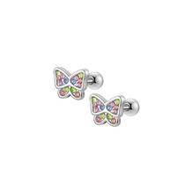 Conjunto De Brincos Hipoalergênicos Com Fecho De Rosca 1/6 Pares Em Aço Inoxidável 316L Com Conjunto De Brincos Hipoalergênicos Com Fecho De Rosca 1/6 Pares Em Aço Inoxidável 316L Com
