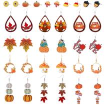 Conjunto de brincos JOICEE Fall Thanksgiving 34 unidades para mulheres