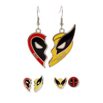 Conjunto de brincos Marvel Studios Deadpool & Wolverine Enamel Conjunto de brincos Marvel Studios Deadpool & Wolverine Enamel