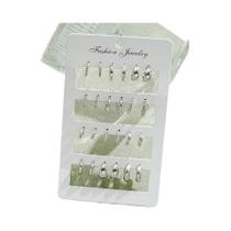 Conjunto De Brincos Pequenos De Argola Com Strass Para Mulheres, 24 Peças, Joias Minimalistas Para O Conjunto De Brincos Pequenos De Argola Com Strass Para Mulheres, 24 Peças, Joias Minimalistas Para O
