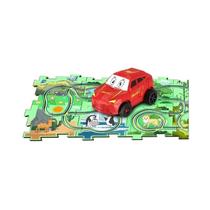 Conjunto De Brinquedo De Quebra-Cabeça De Trilhos De Ferro Flexíveis DIY Para Crianças, Interação