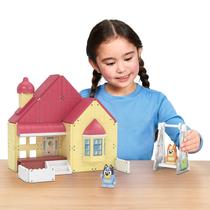Conjunto de Brinquedo TILE TOWN Bluey Blocos Magnéticos de Construção