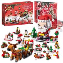 Conjunto de brinquedos Advent Calendar Building 2024 para crianças de 6 a 12 anos