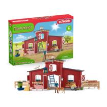 Conjunto de brinquedos Animal Farm Schleich Farm World 92 unidades para crianças a partir de 3 anos