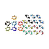 Conjunto De Brinquedos Antiestresse Com Corrente De Seis Rolos Para Bicicleta, Para Alívio Do