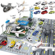 Conjunto de Brinquedos Avião Frontoytall com Caminhões Die-cast Conjunto de Brinquedos Avião Frontoytall com Caminhões Die-cast
