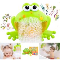 Conjunto de brinquedos Baby Bath Bubble HengGl Big Frog com 12 músicas
