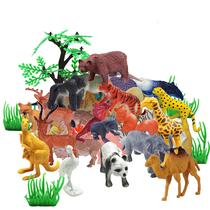 Conjunto de brinquedos BAIVYLE Safari Animals 53 peças para crianças de 3 a 5 anos