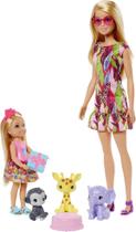 Conjunto de brinquedos Barbie e Chelsea The Lost Birthday com 3 animais de estimação Conjunto de brinquedos Barbie e Chelsea The Lost Birthday com 3 animais de estimação