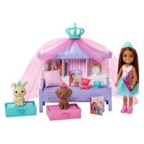 Conjunto de brinquedos Barbie Princess Adventure Chelsea com boneca Chelsea