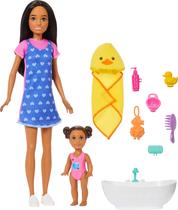 Conjunto de Brinquedos Barbie Skipper Babá com Boneca e Acessórios