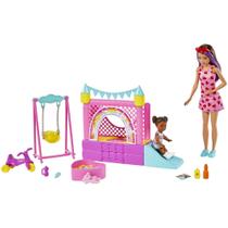 Conjunto de brinquedos Barbie Skipper Babysitters Inc com capitão e criança Conjunto de brinquedos Barbie Skipper Babysitters Inc com capitão e criança