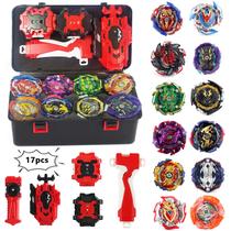 Conjunto de brinquedos Bey Battling Top Burst Gyro Elfnico com 12 lançadores Tops 4