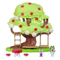 Conjunto de Brinquedos Bluey Tree - Com Esconderijo Secreto, Coroa de Flores e Fada
