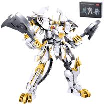 Conjunto de brinquedos Building Blocks CSNRHG White Tiger Samurai Mech
