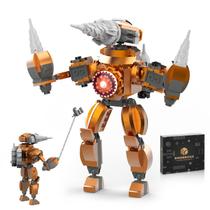 Conjunto de brinquedos Building Blocks Handsome Toys Skibidi Titan Drill Man