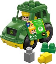Conjunto de brinquedos Building Blocks MEGA BLOKS John Deere Lil' Tractor