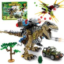 Conjunto de brinquedos Building Blocks Mesiondy Dinosaur Park 725 unidades