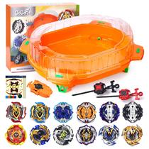Conjunto de brinquedos Burst Battle COCOFOX com 12 lançadores Battling Tops 3