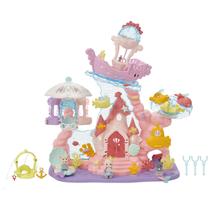 Conjunto de Brinquedos Calico Critters - Castelo da Sereia Bebê com 3 Bonecas