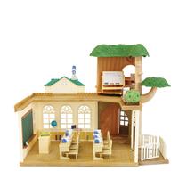 Conjunto de brinquedos Calico Critters Country Tree School com acessórios