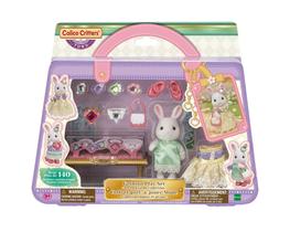 Conjunto de Brinquedos Calico Critters Jewels & Gems com Coelho de Neve Conjunto de Brinquedos Calico Critters Jewels & Gems com Coelho de Neve