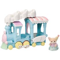Conjunto de Brinquedos Calico Critters - Trem Flutuante na Nuvem