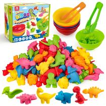 Conjunto de brinquedos Counting Dinosaur Sorting Coogam para 3-5 anos