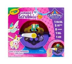 Conjunto de brinquedos Crayola Scribble Scrubbie Pets Carnival com 5 animais de estimação (3 ou mais)