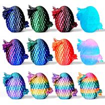 Conjunto de brinquedos Cybermaker 12 ovos de dragão impressos em 3D para crianças Conjunto de brinquedos Cybermaker 12 ovos de dragão impressos em 3D para crianças