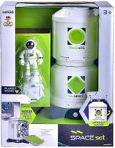 Conjunto de brinquedos da Estação Espacial com luzes Sound Astronaut Figur Conjunto de brinquedos da Estação Espacial com luzes Sound Astronaut Figur