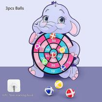 Conjunto de brinquedos Dartboard Booster para crianças com bolas adesivas