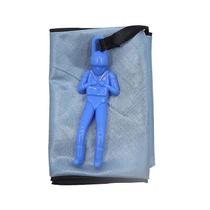 Conjunto de brinquedos de arremesso manual de paraquedas para crianças, ao ar livre - 2 peças