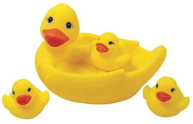 Conjunto de brinquedos de banheira Rubber Duck Family Playmaker Toys Conjunto de brinquedos de banheira Rubber Duck Family Playmaker Toys