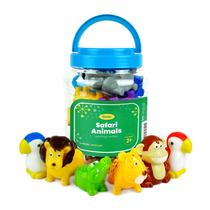 Conjunto de Brinquedos de Banho Boley Safari Animals - 12 Peças - Para Crianças a partir de 2 Anos